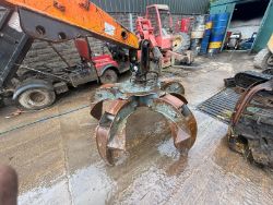 5 FINGER SCRAP GRAB WASTE GRAB TO SUIT 8 TON EXCAVATOR DIGGER
