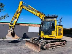 2018 KOMATSU PC138US-11 EXCAVATOR*C/W BUCKET - READING 8387 HOURS