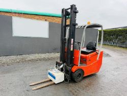 BT C3E150R ELECTRIC FORKLIFT*C/W PALLET TINES* NEEDS CHARGING*