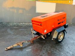 INGERSOL RAND AIR COMPRESSOR*C/W 3 CYLINDER KUBOTA ENGINE*