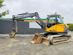 2012 MECALAC 714MC EXCAVATOR - C/W 3 PIECE BOOM - 10% BUYERS PREMIUM