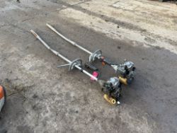 PAIR OF HONDA 4 STROKE POKER UNIT