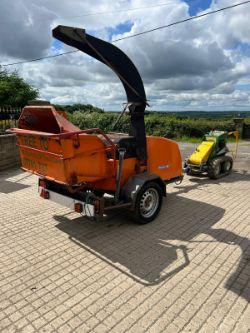 KWIKCHIP ECOLINE 222M SINGLE AXLE WOOD CHIPPER