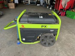 PRAMAC PX8000 GENERATOR 5KVA/DUAL VOLTAGE *ELECTRIC START*