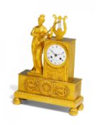 Pendule mit Musikantin