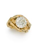 Außergewöhnlicher Diamant-Ring