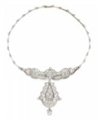 Florales Diamant-Collier
