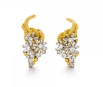 Filigraner Diamant-Ohrschmuck