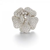 Feine Diamant-Brosche