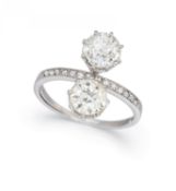 Toi et Moi Diamant-Ring