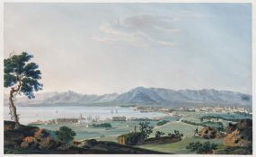 Francesco Zerilli: "Veduta di Palermo presa delle Falde di Monte Pellegrino"