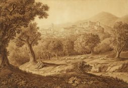 Jakob Philipp Hackert: "Blick auf Eboli"