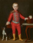 Jacob Samuel Beck: Bildnis des Heinrich Rudolf Boutin (1749-1822) als "Der kleine rote Husar"