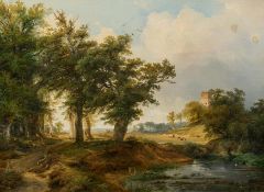 Caspar Johann Nepomuk Scheuren: Romantische Landschaft