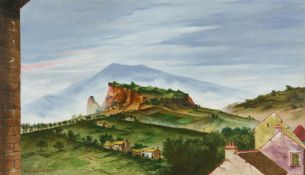 Franz Radziwill: "Saarländische Landschaft" (Saarlandschaft)
