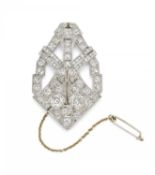 Diamant-Brosche