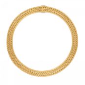 Mattiertes Gold-Collier
