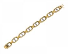 Bicolour Gold-Armband