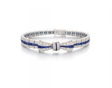 Saphir-Diamant-Armband