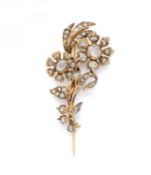 Historische Diamant-Brosche