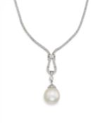 Historisierendes Perl-Diamant-Collier