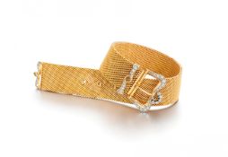 Diamant-Armband "Gürtelschnalle"