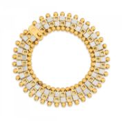 Bicolour Glieder-Armband