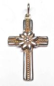 925 Silber Edelweiß Kreuz