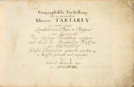 G. Bodenehr, Geographische Vorstellung der sogenannten kleine Tarterey. Augsburg, um 1739.