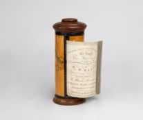 W. H. Mason, Panoramic View of Brighton. Aquatinta-Panoramaansicht auf Holzrolle. London 1833.
