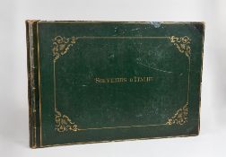 Italien. - Souvenirs d’Italie. Sammelband mit 80 Lithographien und Radierungen. Ca. 1835-50.