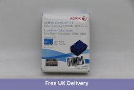 Xerox 108R00962 Metered Color Qube Ink, Cyan