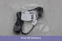 Three Select Backeye Brigade AC-042 Part, Connects Camera to 7-PIN Amp Output, Black