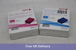 Two Xerox 8870 Series ColorQube Ink to include 1x Cyan & 1x Magenta