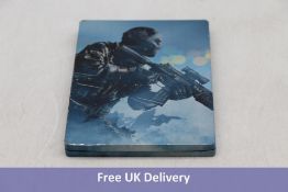 Three Copies of Call of Duty Ghosts Hardened Edition for PC, Game and Steel Case Only, 1x Box damage