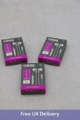 Twenty-five Core 8 Pin Wired Sound Pods, White