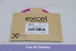 Ten Excel Enbeam Om4 2M Patch Lead LC-LC 50/125 Violet