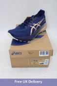 Asics Gel-Kayano 31 Platinum Running Trainers, Blue Expanse/Champagne, UK 11. Box damaged