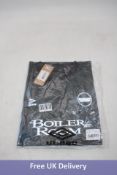 Umbro Boiler Room Jersey Football T-Shirt, Blue/Black, Size L