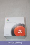 Google Nest 3rd Gen Pro Wireless Heating & Hot Water Smart Thermostat, Box Sealed
