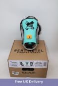 Bent Metal Axtion Snowboard Bindings, Grey/Green, US M 8-11