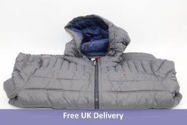 Tommy Hilfiger Hooded Jacket, Grey, Size M