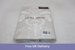 Laura Ashley Josette Single Duvet Cover & Pillowcase Set Dove Grey, Duvet 137 X 200cm/Pillowcase 50