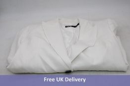 Zara Women's Blazer, White, Size XL