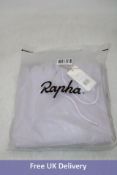 Rapha Cotton Hoodie, Lilac, Size XXL