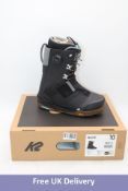 K2 2025 Waive Snowboard Boots, Black, UK Size 9
