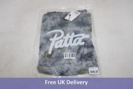 Patta Ruched T-Shirt Dress, Tie Dye, Size L