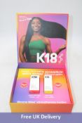 K18 Biomimetic Hair Science 50ml Hair Mask, 30ml Hair Oil, In Presentation Box