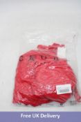 Club L London Run The World Neckline Ruffle Maxi Dress, Red, Size 8