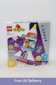 Three Boxes of Lego Duplo 3 In 1 Space Shuttle Adventure, Age 3+